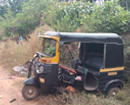 Bantwal: Elderly woman dies in collision of car and auto at Amtoor